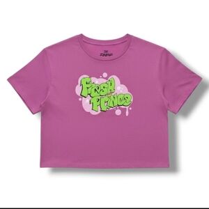 Women’s Fresh Prince Pink Cropped Graphic T-Shirt – XL